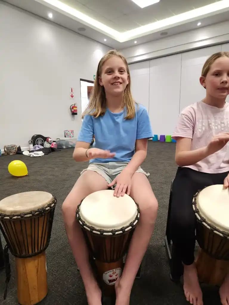 Kids at Little Musos camp